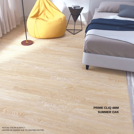 Summer Oak SPC Flooring | Prime Cliq 4 | 4mm SPC Click Flooring