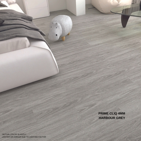 Harbour Grey SPC Flooring | Prime Cliq 4 | 4mm SPC Click Tiles