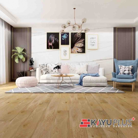 Sàn Gỗ Công Nghiệp 8mm Hiệu Quả & Bền Bỉ | 582 Kayu Emas | KayuPlus