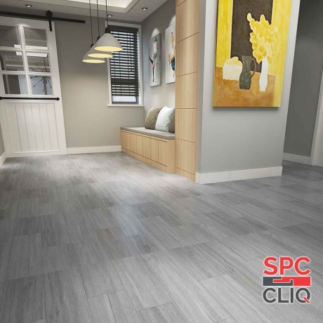 Sàn Nhựa SPC 4mm Classic Grey – 60412 | SPC CLIQ Malaysia