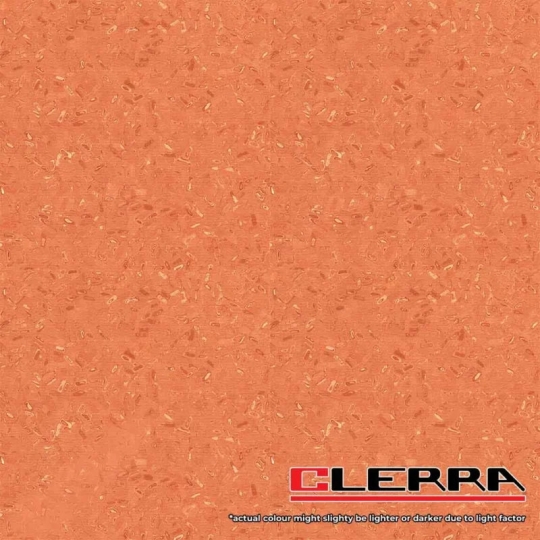 SÀN VINYL ĐỒNG NHẤT CAO CẤP ĐẠT CHỨNG NHẬN | TANGERINE – 1596 | CLERRA VINYL ROLL