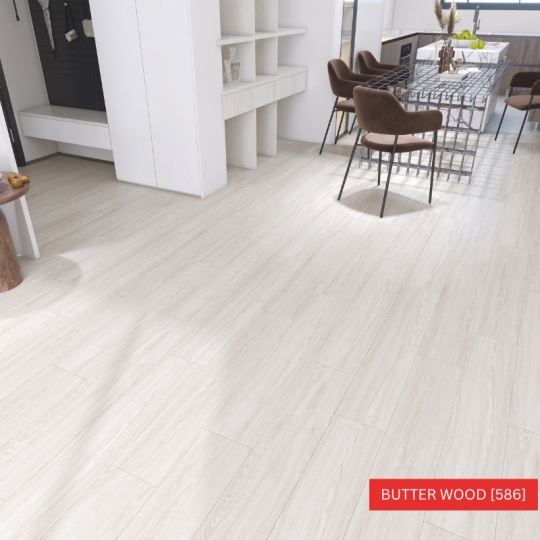 Sàn Nhựa SPC Cao Cấp | Butter Wood 586 | Prime SPC