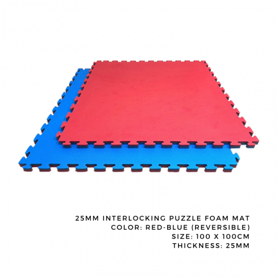 Thảm Xốp Ghép Puzzle 25mm Đa Màu Cho Hoạt Động Trong Nhà | Interlocking Foam Mats