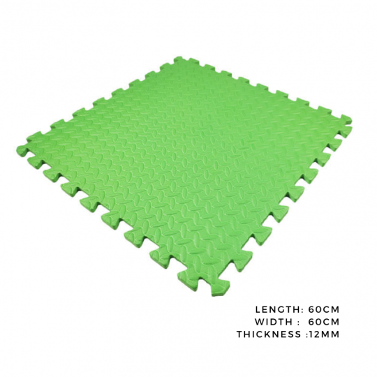 Thảm Xốp Ghép Puzzle EVA 12mm Đa Màu Cho Bé 60x60cm | PlayOn Baby Playmat Giá Tốt