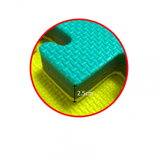 Thảm Xốp Ghép Sàn 25mm – Interlocking Puzzle Foam Mat | ECOFLOOR