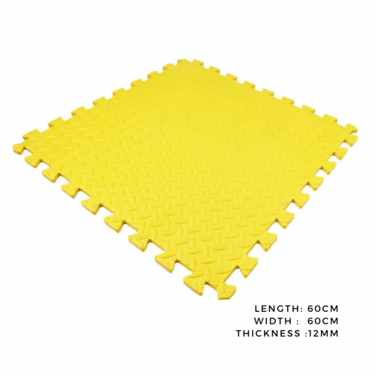 Thảm Xốp Ghép Puzzle EVA 12mm Đa Màu Cho Bé 60x60cm | PlayOn Baby Playmat Giá Tốt