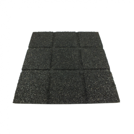 Thảm Cao Su Sân Chơi Màu đỏ nâu 25mm Cao Cấp Chống Trượt Cho Trẻ Em | Playmat Standard 25