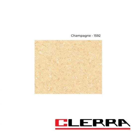 SÀN VINYL CUỘN PVC TIẾT KIỆM | CHAMPAGNE – 1592 | CLERRA VINYL ROLL