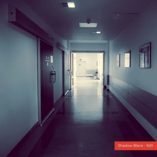 SÀN VINYL CUỘN MÀU ĐEN CAO CẤP | SHADOW BLACK – 1631 | AXION VINYL ROLL