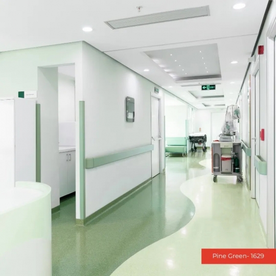 SÀN VINYL CUỘN GIÁ TỐT | PINE GREEN – 1629 | AXION VINYL ROLL