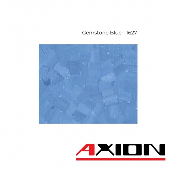 SÀN VINYL CUỘN THƯƠNG MẠI | GEMSTONE BLUE – 1627 | AXION VINYL ROLL