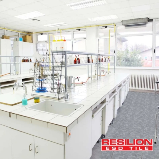 RESILION ESD VINYL FLOORING – ION GREY 1534