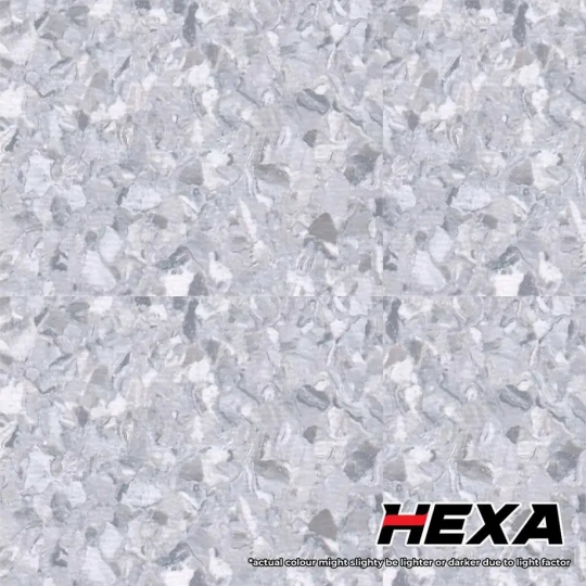 Sàn Nhựa Vinyl Cuộn Công Nghiệp Thân Thiện Môi Trường Smoky Grey – 1503 | HEXA Vinyl Roll