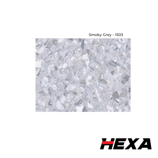 Sàn Nhựa Vinyl Cuộn Công Nghiệp Thân Thiện Môi Trường Smoky Grey – 1503 | HEXA Vinyl Roll