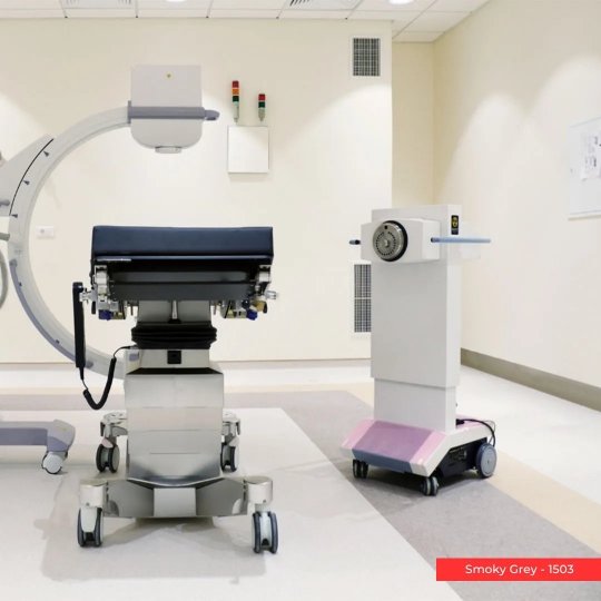 Sàn Nhựa Vinyl Cuộn Công Nghiệp Thân Thiện Môi Trường Smoky Grey – 1503 | HEXA Vinyl Roll