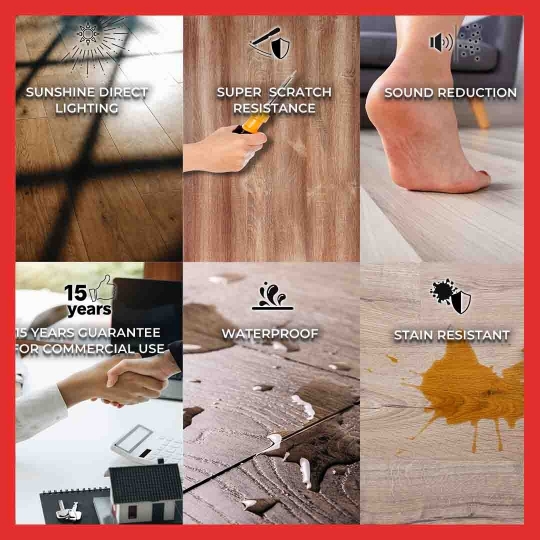 Sàn Nhựa SPC Core Vinyl 4mm – Giá Tốt Nhất Malaysia | SPC CLIQ - 847