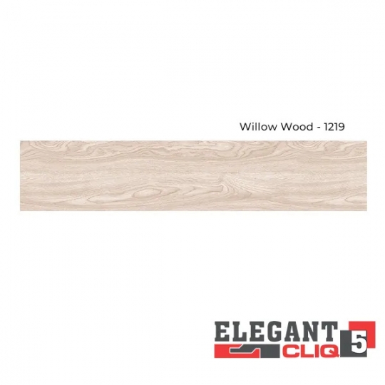 Premium SPC Flooring 5mm for Commercial | Willow Wood 1219 | Elegant Cliq