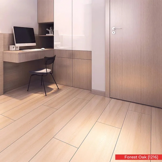 Sàn Nhựa Hèm Khóa SPC Elegant Cliq Vân Gỗ | Forest Oak - 1216 | Elegant Cliq