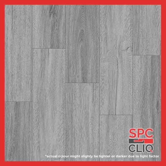 Sàn Nhựa SPC 4mm Classic Grey – 60412 | SPC CLIQ Malaysia